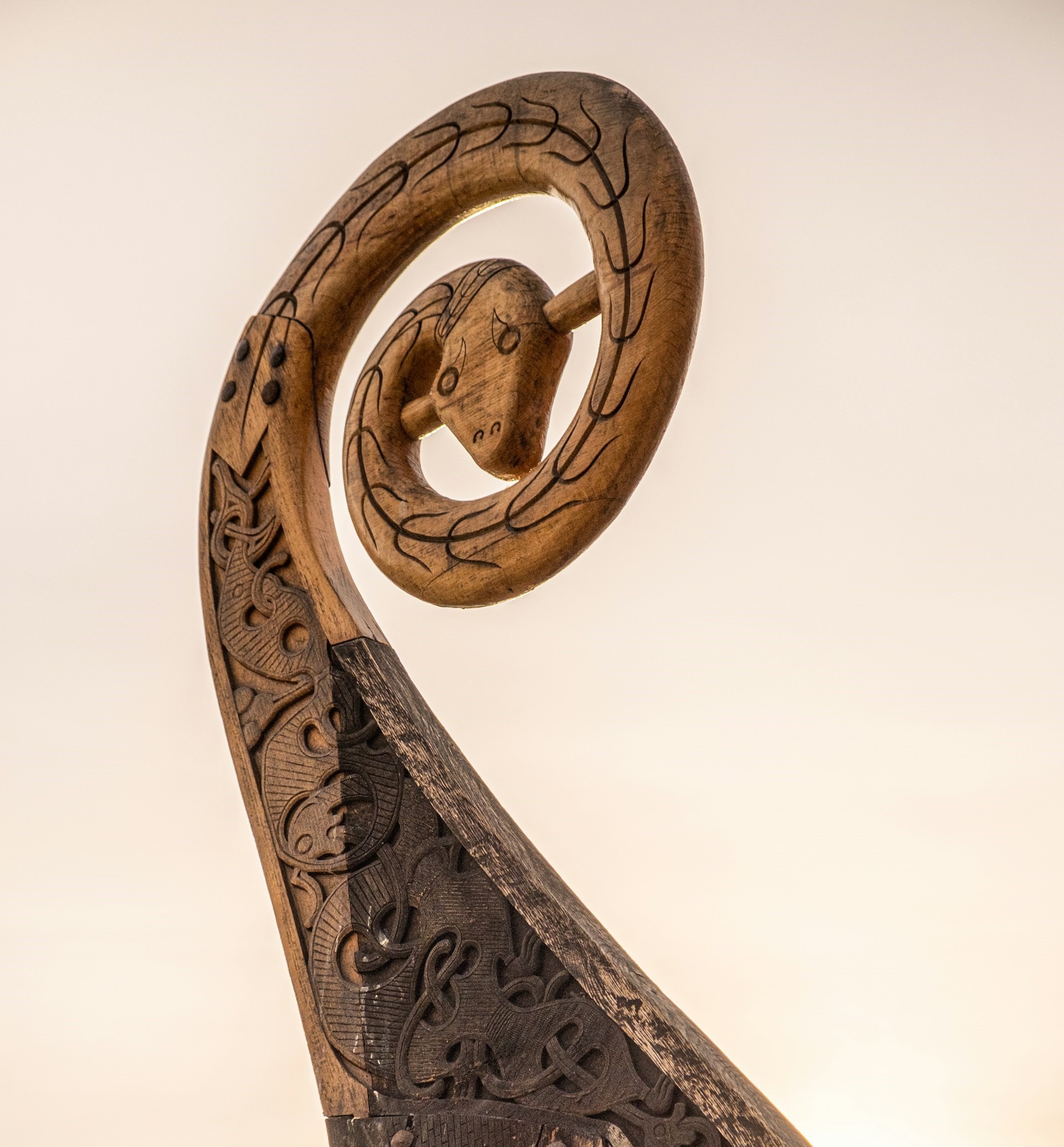 Oseberg Viking ship details